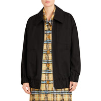 BLACK Veste Harrington en gabardine tropicale