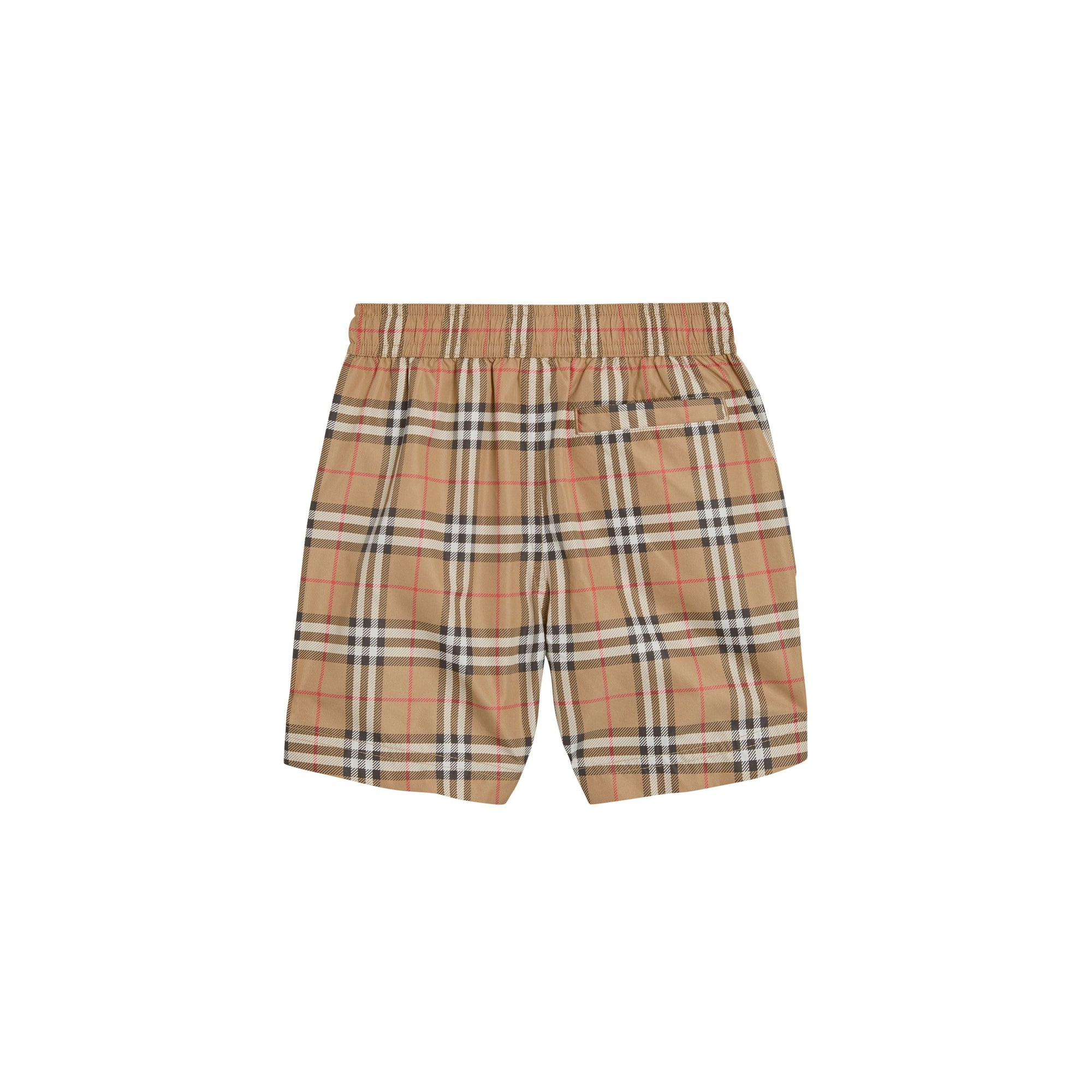 CAMEL Short de bain à motif Vintage check