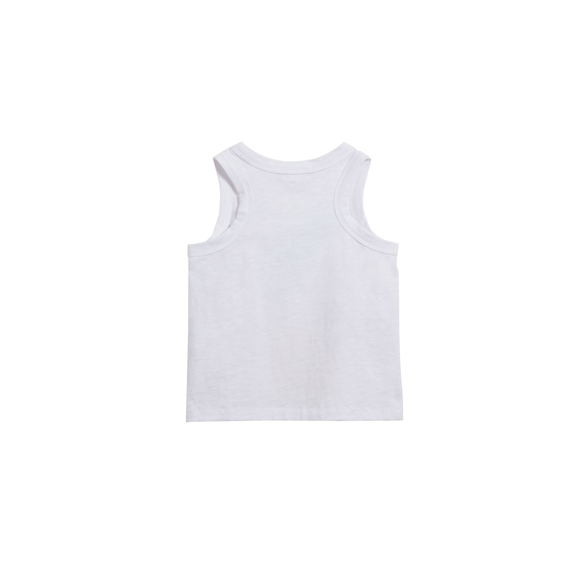 WHITE Débardeur en jersey de coton à imprimé glace