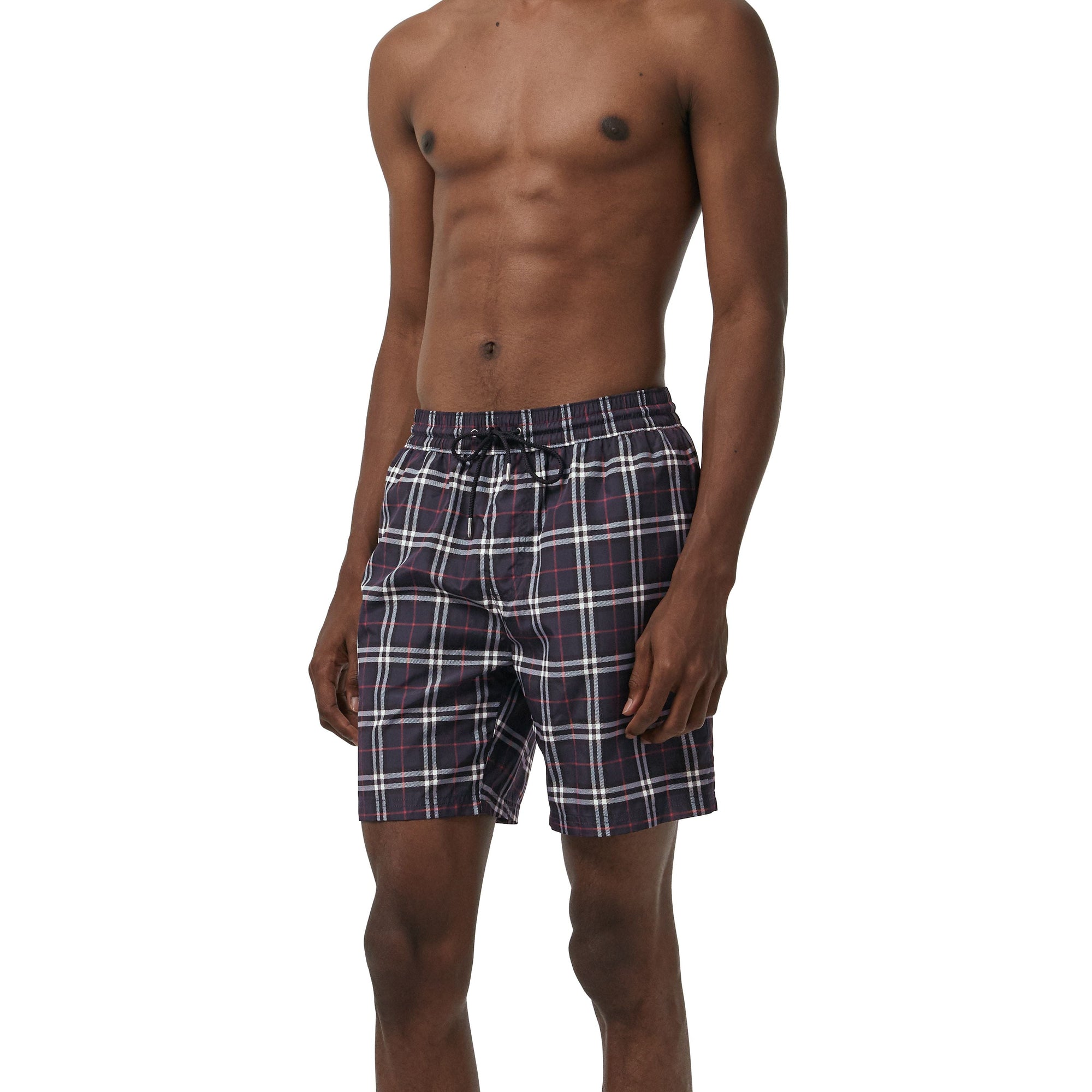 Short de bain avec cordon de serrage - Marine