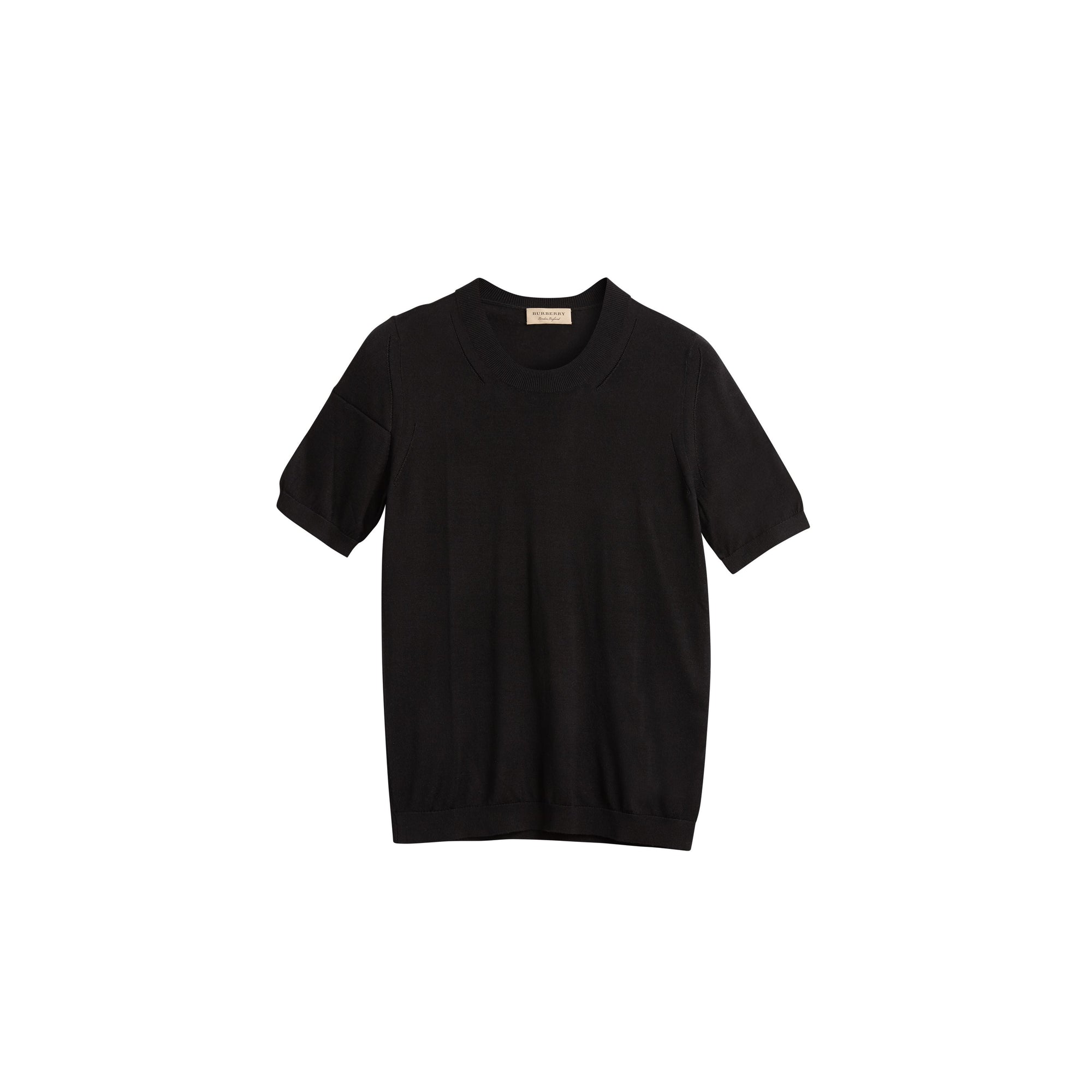 BLACK T-shirt en soie et cachemire
