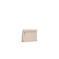 STONE Clutch wristlet en cuir grainé