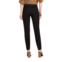 BLACK Pantalon ajusté de coupe droite en laine