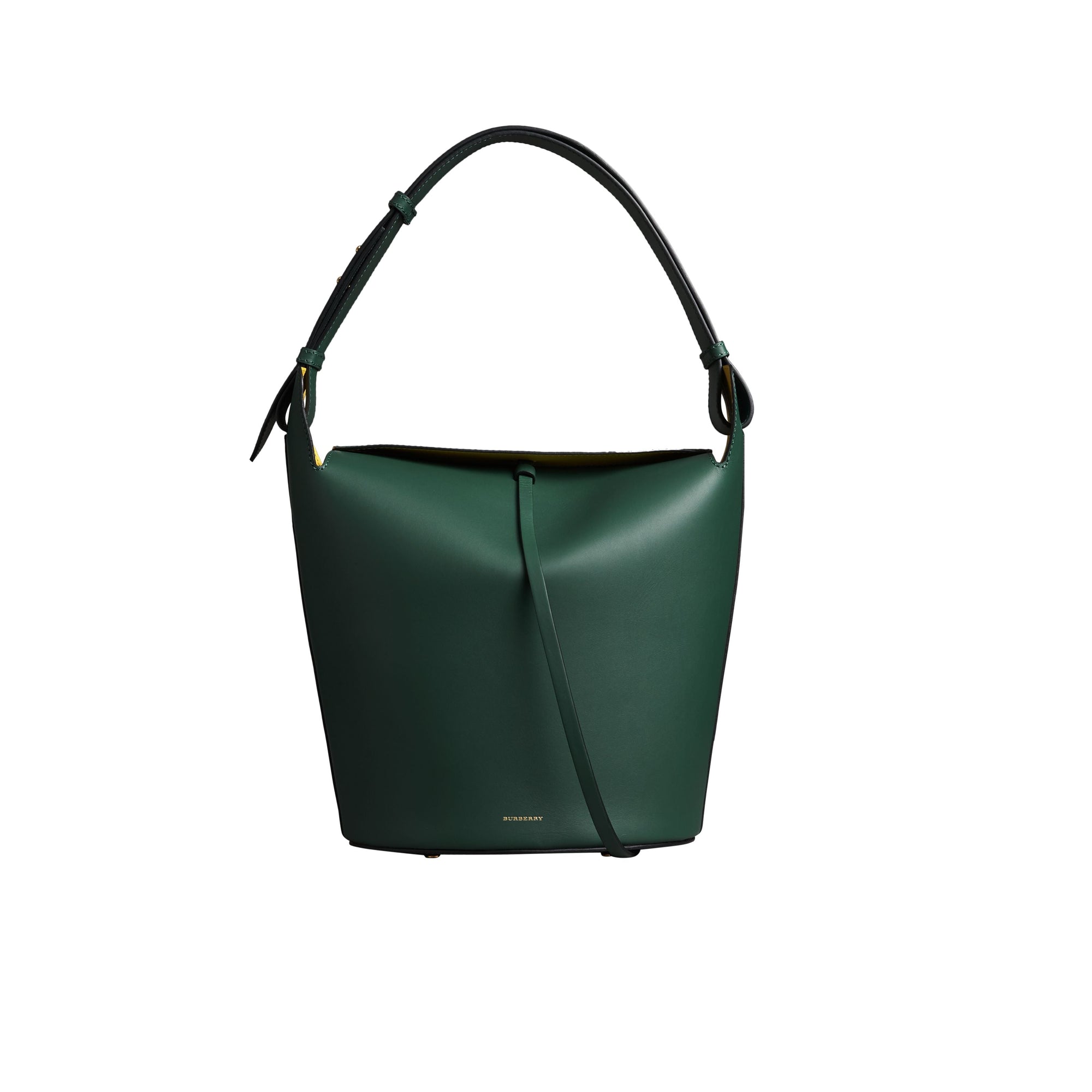 VIRIDIAN GREEN Grand sac The Bucket en cuir