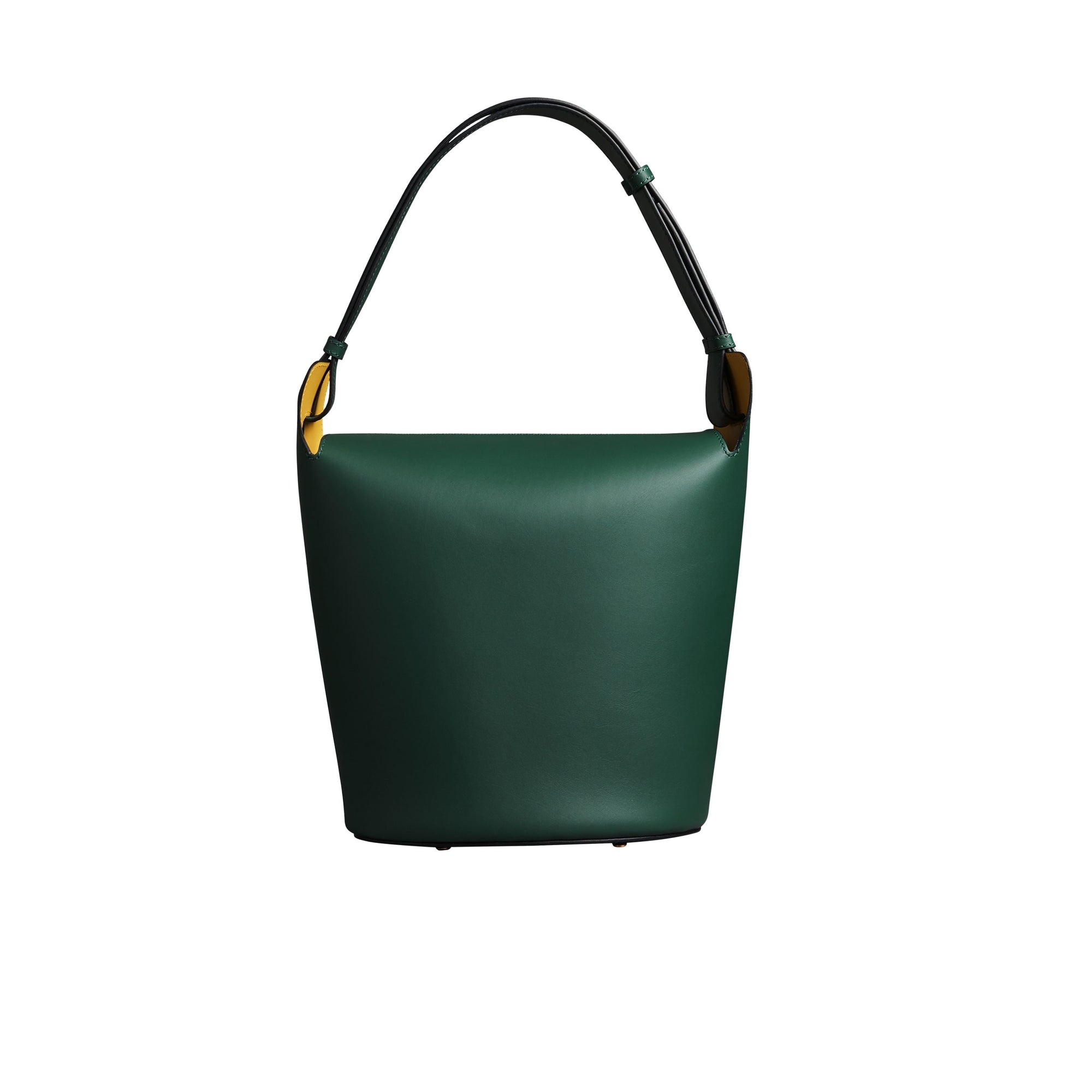 VIRIDIAN GREEN Grand sac The Bucket en cuir