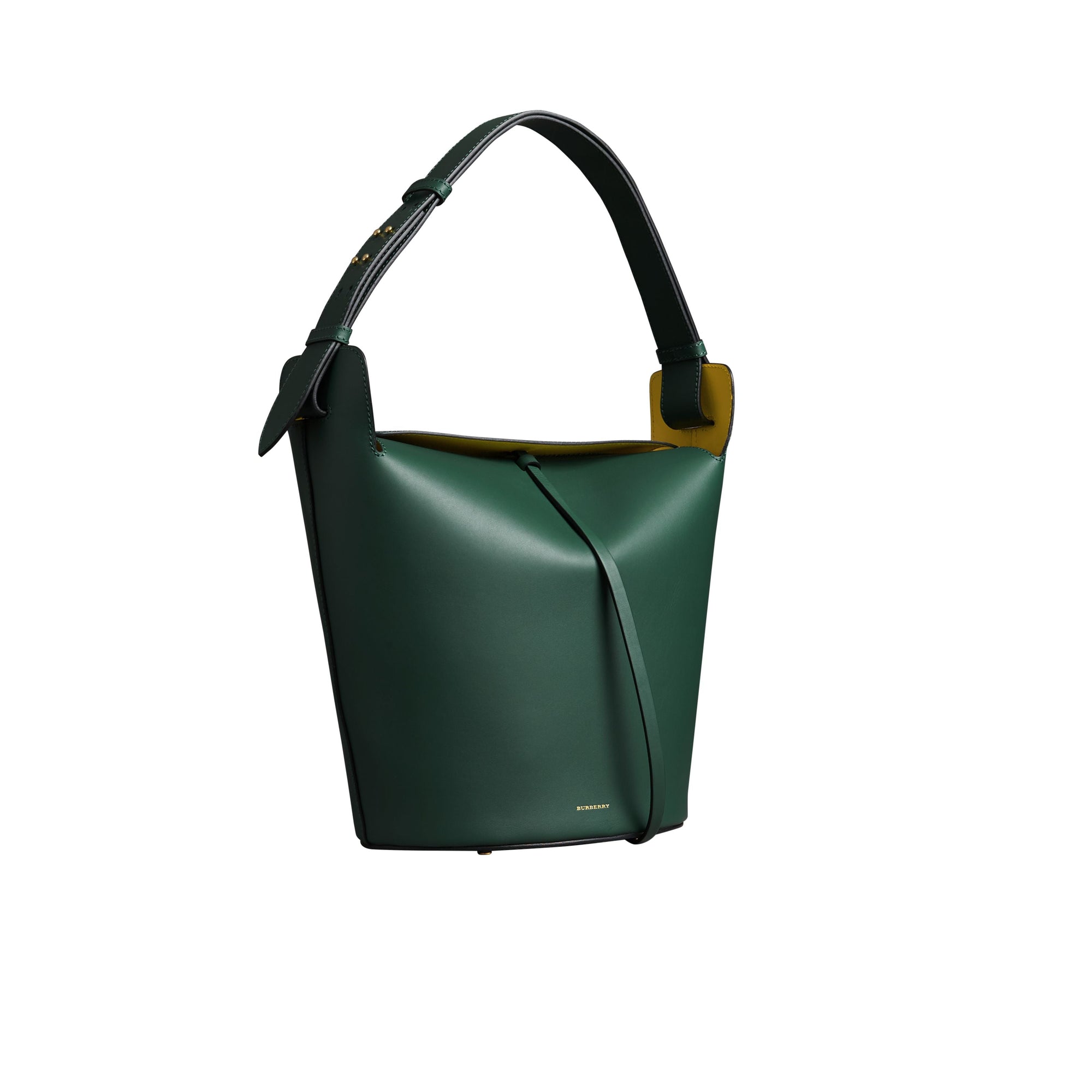 VIRIDIAN GREEN Grand sac The Bucket en cuir