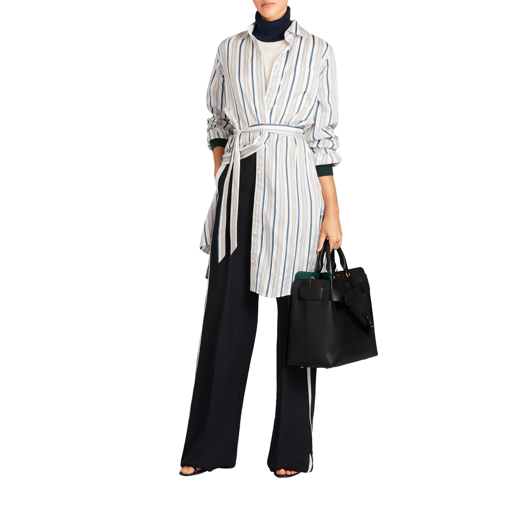 Sac the belt moyen en cuir - Noir
