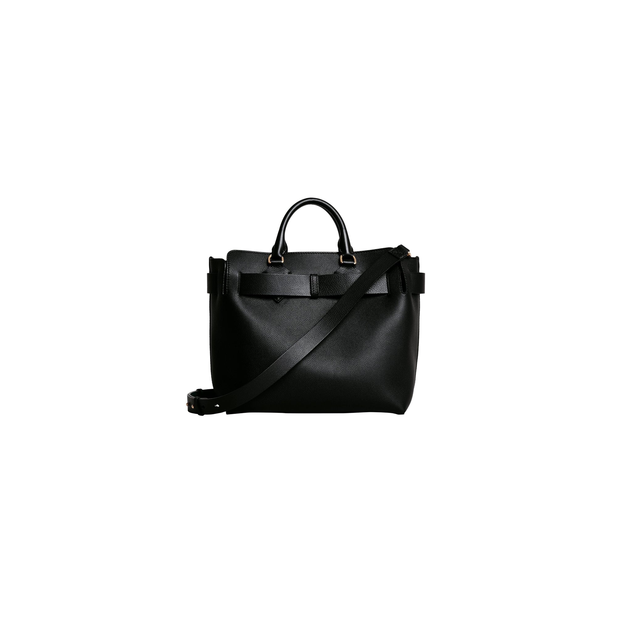 BLACK Sac The Belt moyen en cuir