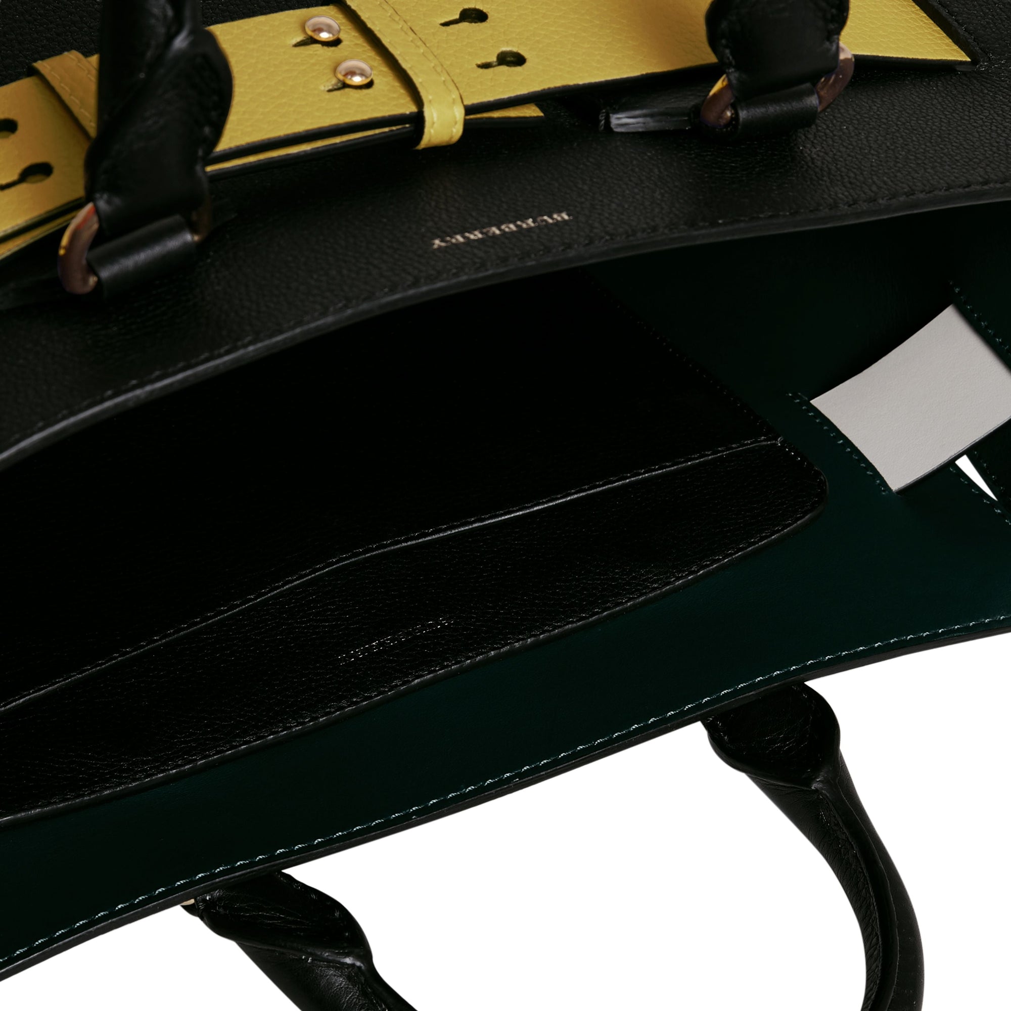 BLACK Sac The Belt moyen en cuir