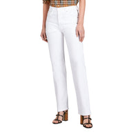 WHITE Jean de coupe droite en denim ultra-stretch