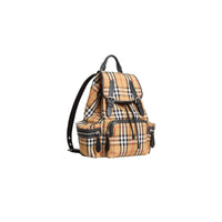 ANTIQUE YELLOW Petit sac The Rucksack à bandoulière avec motif Vintage check