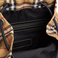 ANTIQUE YELLOW Petit sac The Rucksack à bandoulière avec motif Vintage check