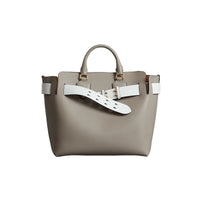 MINERAL GREY Sac The Belt moyen en cuir