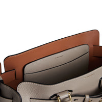MINERAL GREY Sac The Belt moyen en cuir