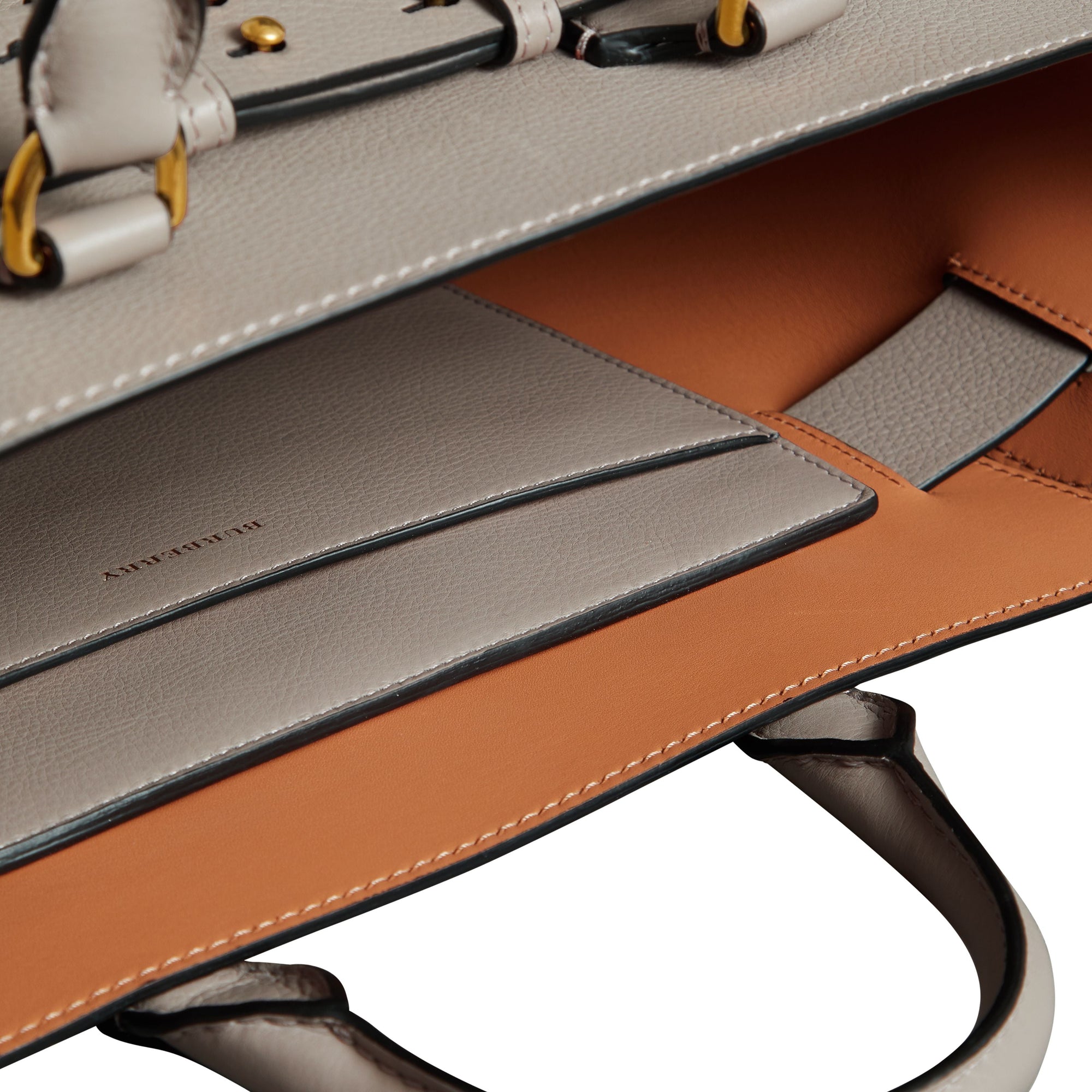 MINERAL GREY Sac The Belt moyen en cuir