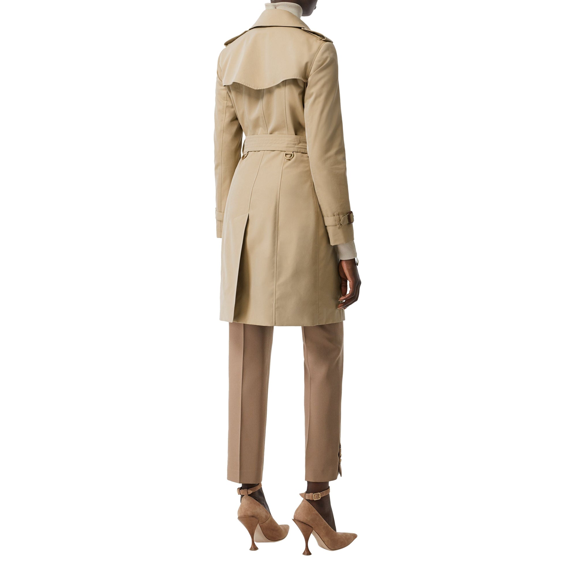 Trench mi-long Chelsea Heritage - Miel marron
