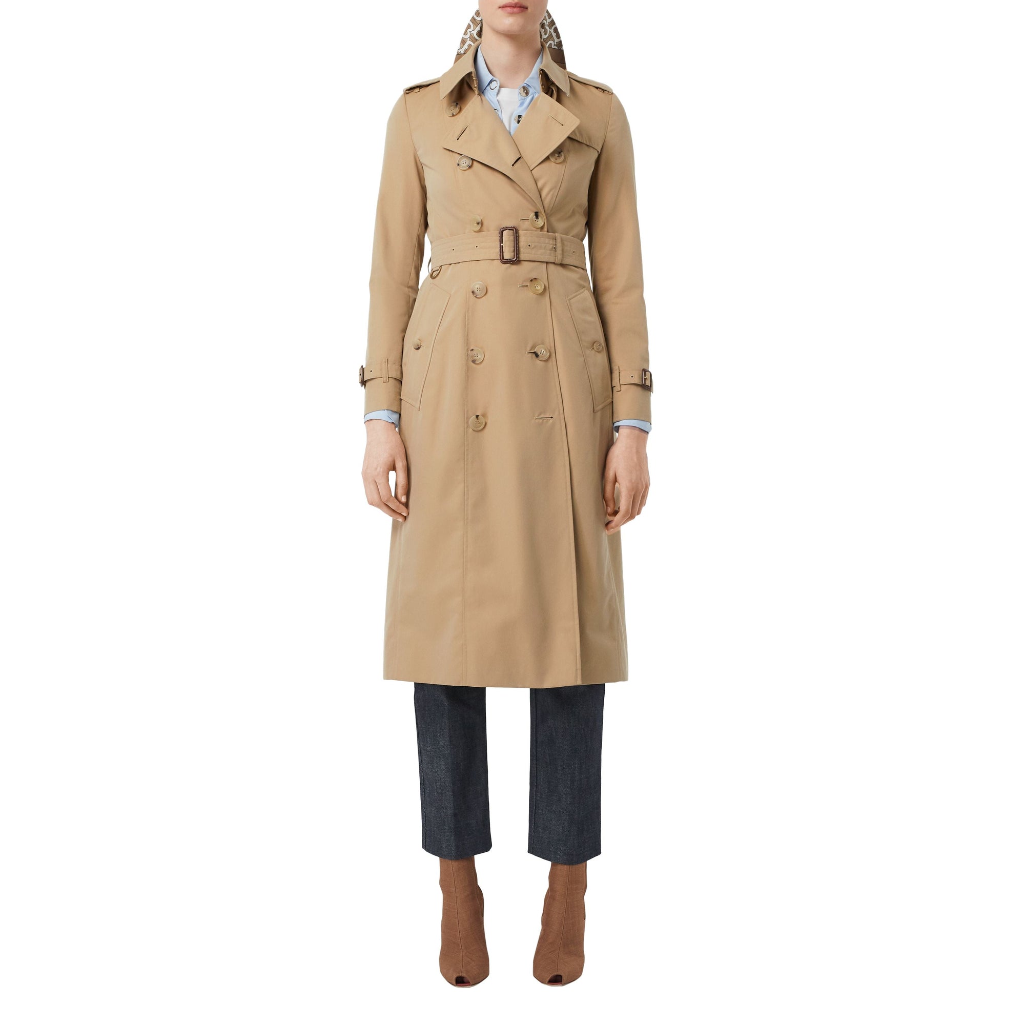 Trench-coat long Chelsea Heritage - Miel