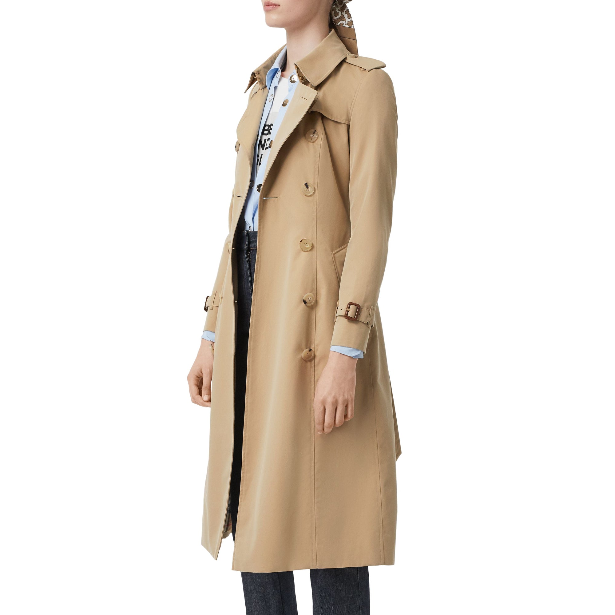 Trench-coat long Chelsea Heritage - Miel