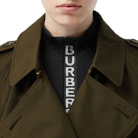 Trench mi-long en gabardine tropicale - Kaki militaire foncé