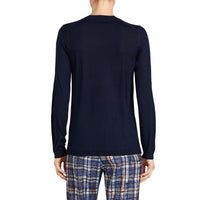 NAVY Pull en soie et cachemire