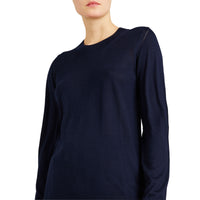 NAVY Pull en soie et cachemire