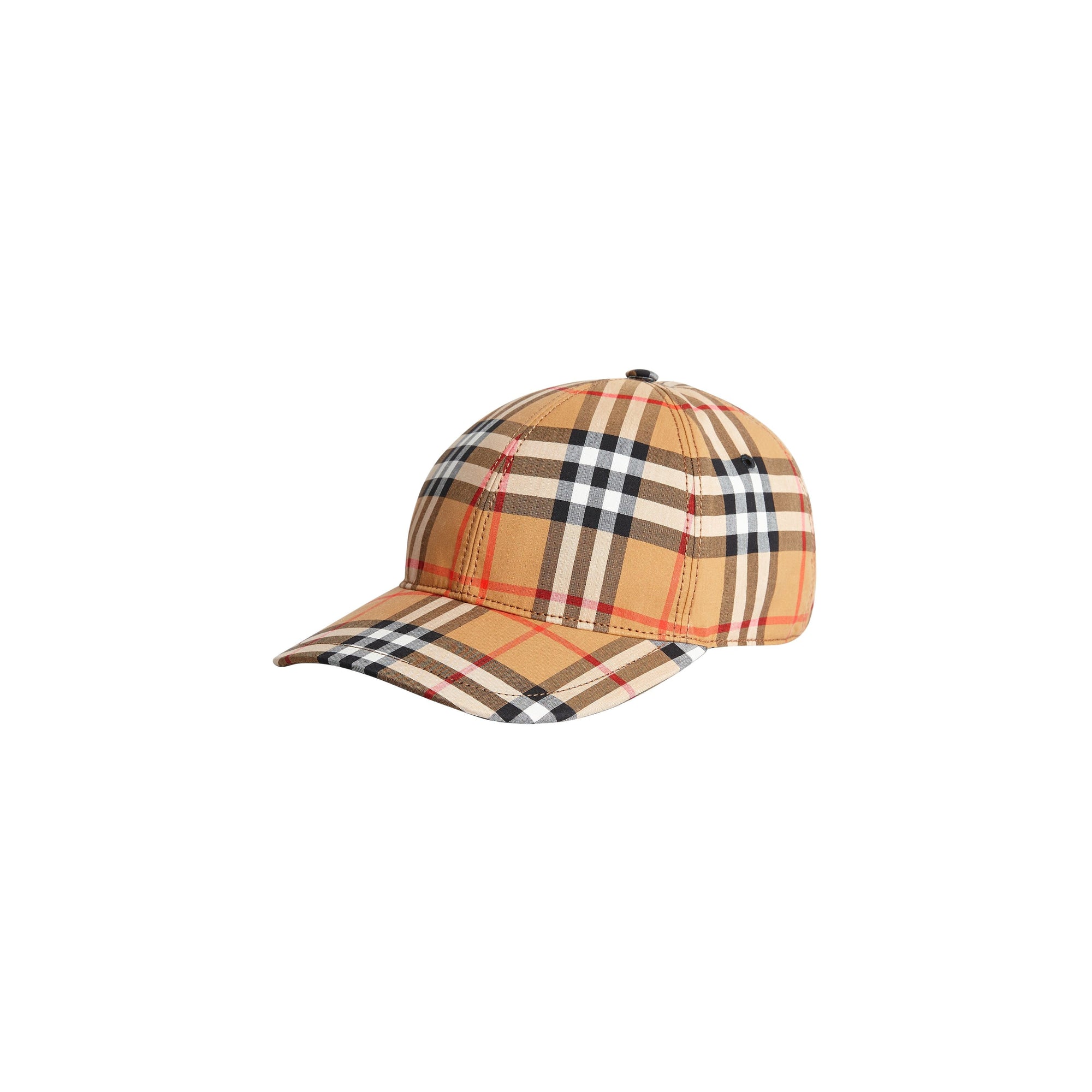 ANTIQUE YELLOW Casquette de baseball à motif Vintage check