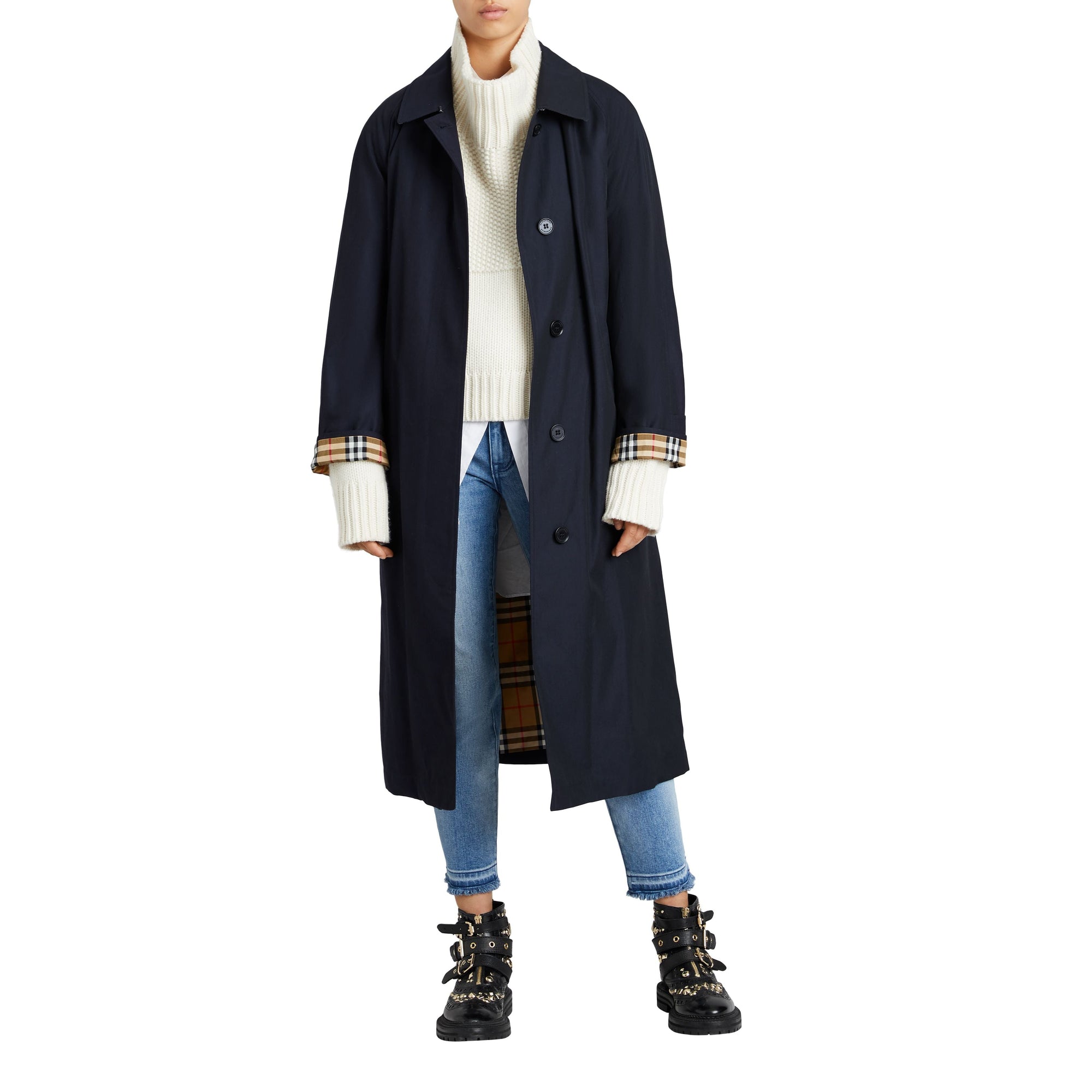 BLUE CARBON Car Coat The Brighton