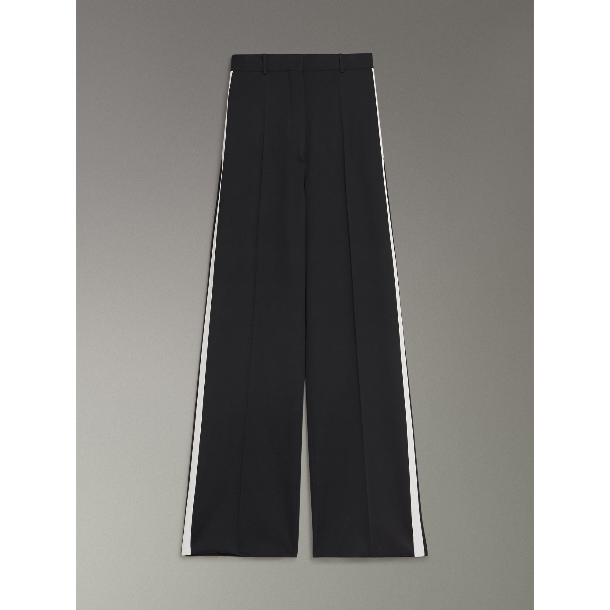 BLACK Pantalon ample en crêpe