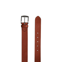 RUSSET BROWN Ceinture en cuir grainé