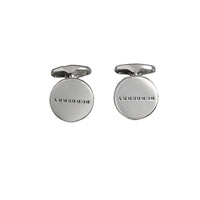 SILVER Boutons de manchette en bronze gravés