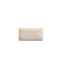 STONE Portefeuille continental en cuir grainé avec boucle en D