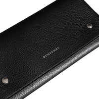 BLACK Portefeuille continental en cuir bicolore