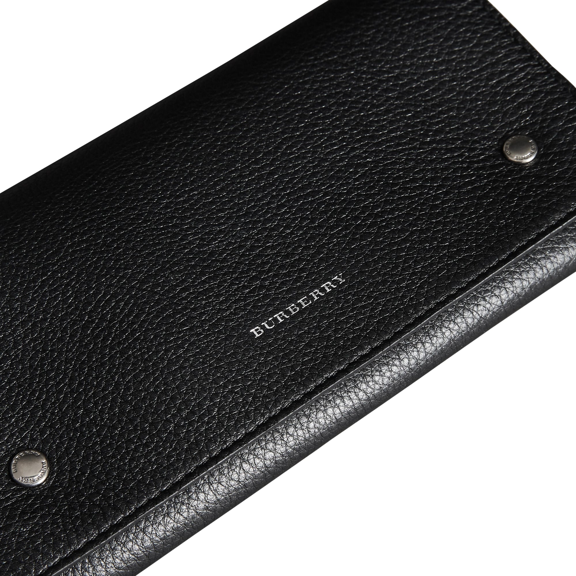 BLACK Portefeuille continental en cuir bicolore