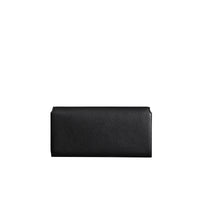 BLACK Portefeuille continental en cuir bicolore