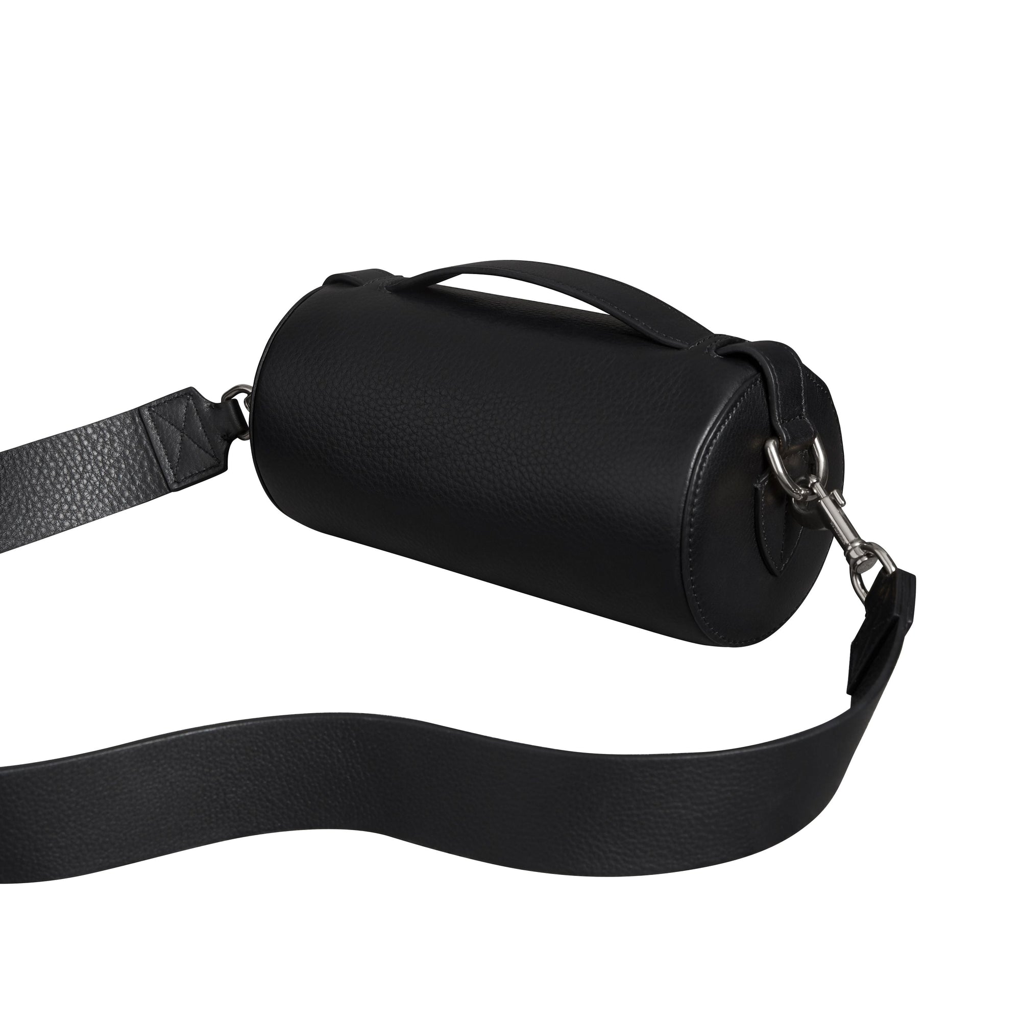 BLACK Sac The Barrel en cuir