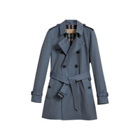 Trench en gabardine de coton - Bleu empire