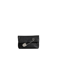 BLACK Clutch The Pin moyen en cuir