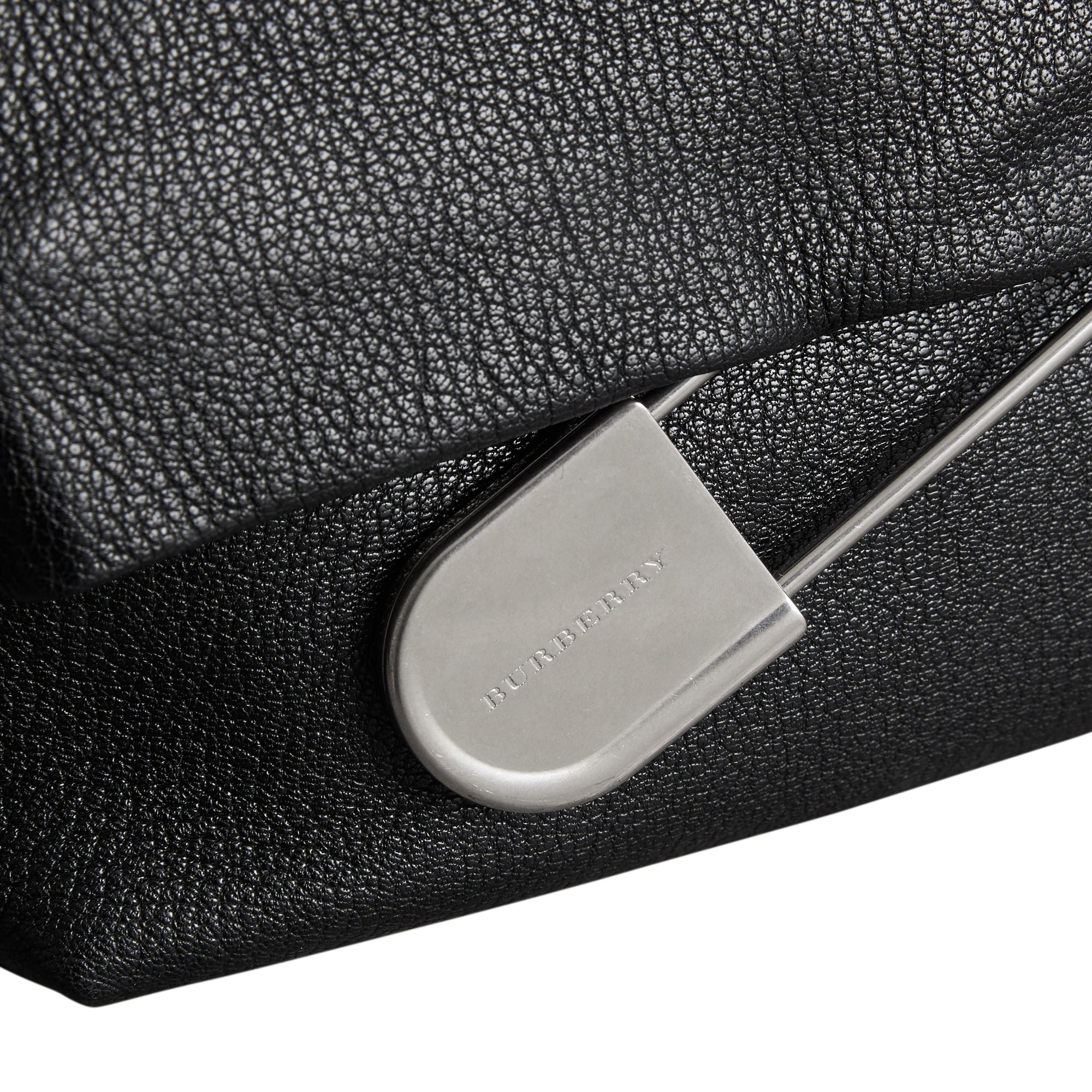BLACK Clutch The Pin moyen en cuir