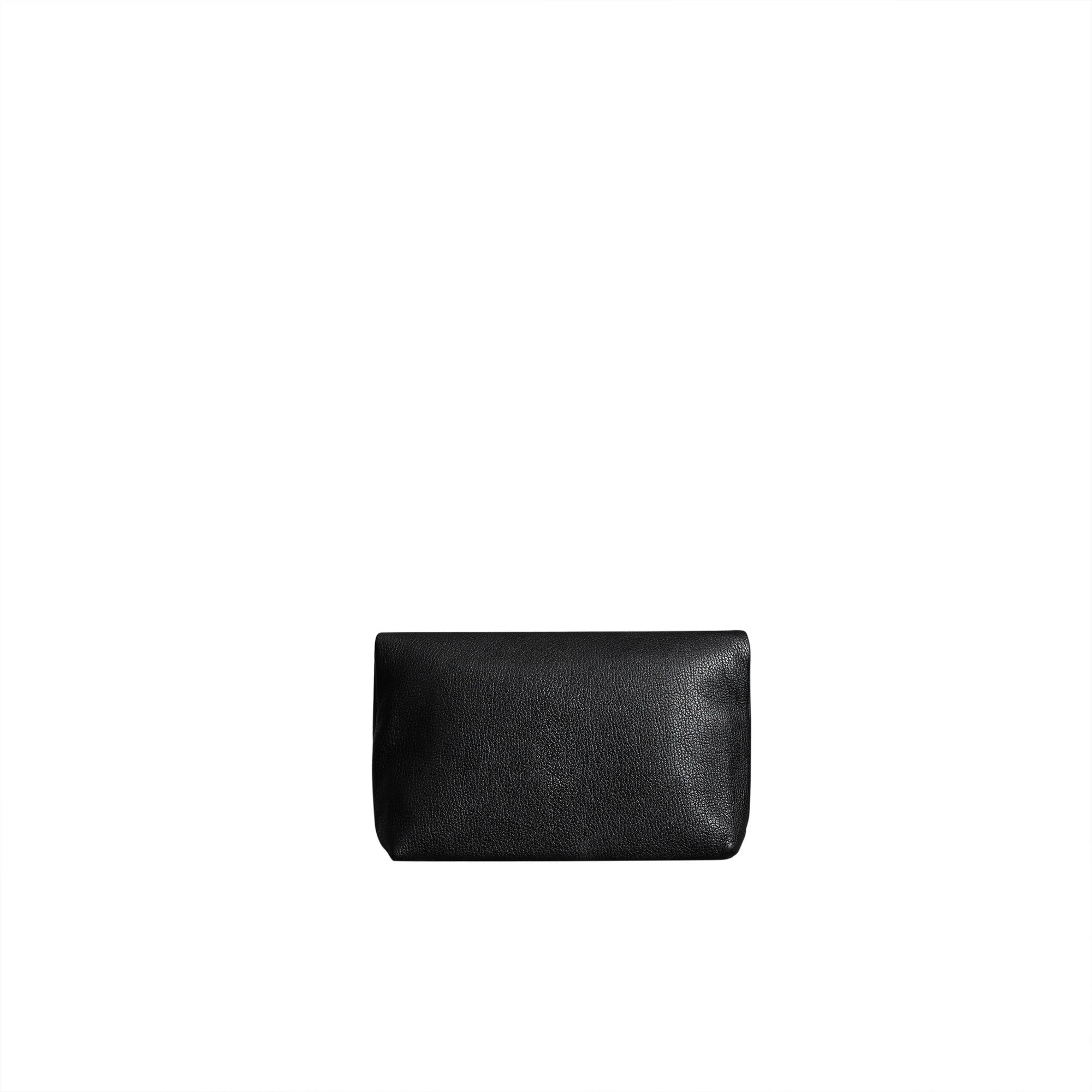 BLACK Clutch The Pin moyen en cuir