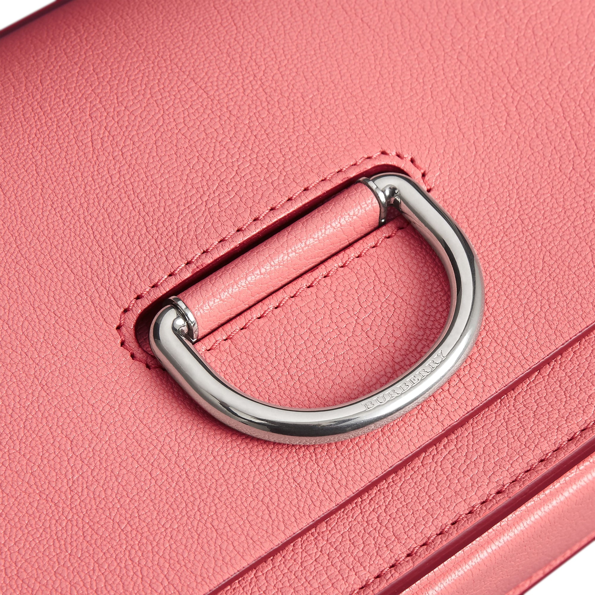 BRIGHT CORAL PINK Petit sac The D-ring en cuir