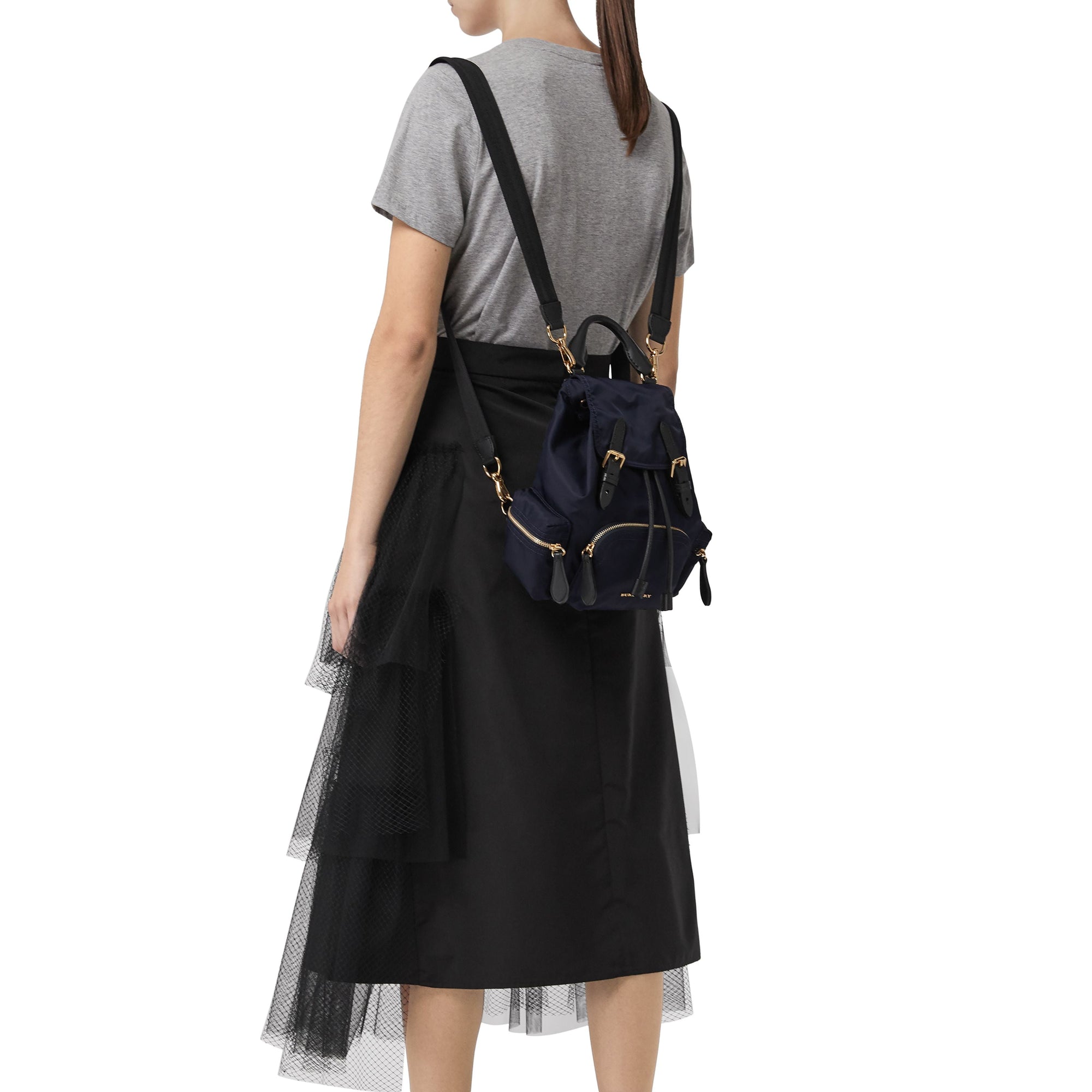 INK BLUE Petit sac The Rucksack à bandoulière en nylon