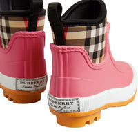 PINK AZALEA Bottes de pluie en caoutchouc et néoprène à motif Vintage check