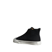 BLACK Sneakers montantes avec logo d'archive brodé