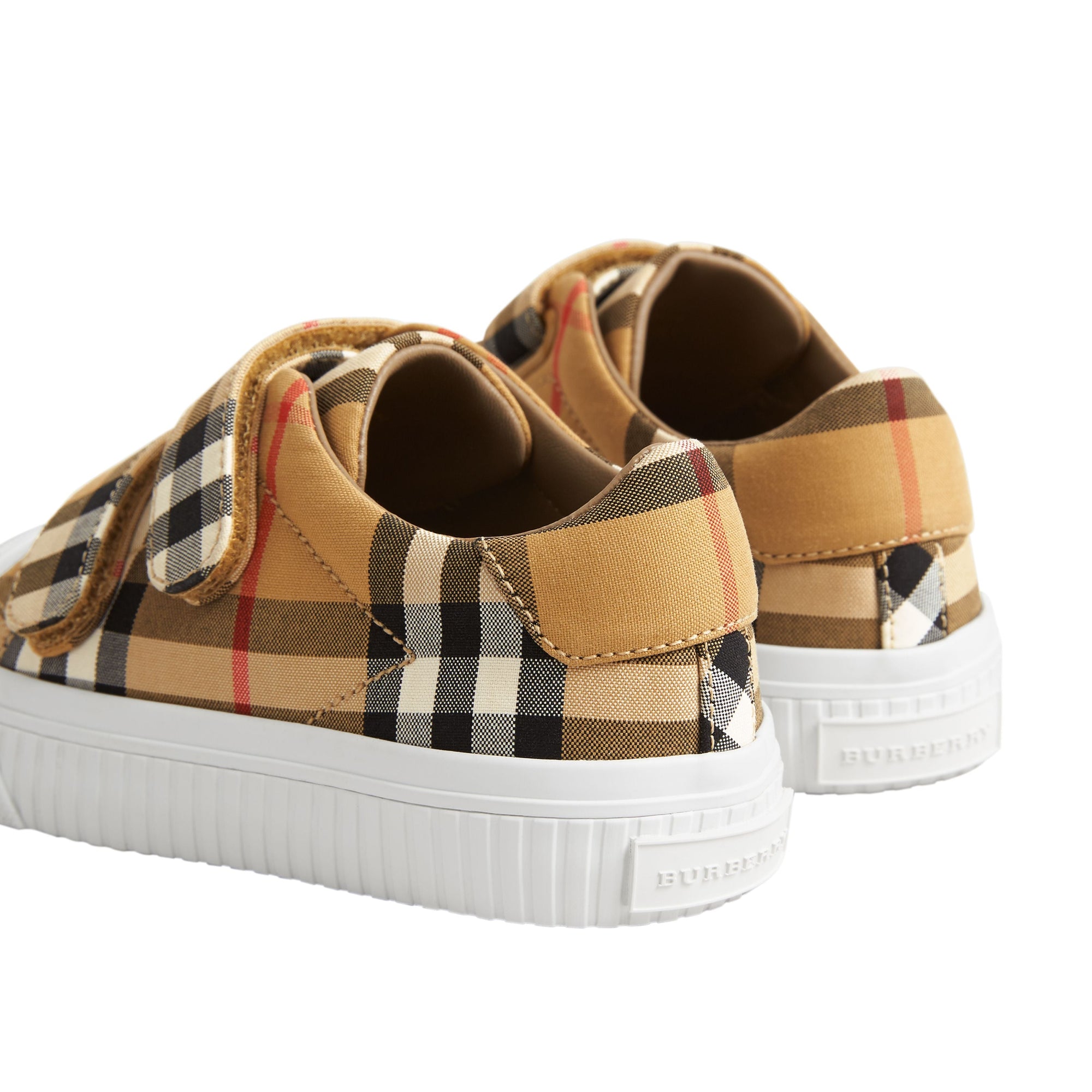ANTIQUE YELLOW/OPWHT Sneakers en cuir à motif Vintage check