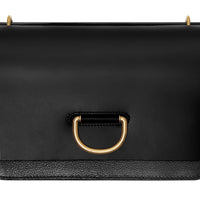BLACK Sac The D-ring moyen en cuir