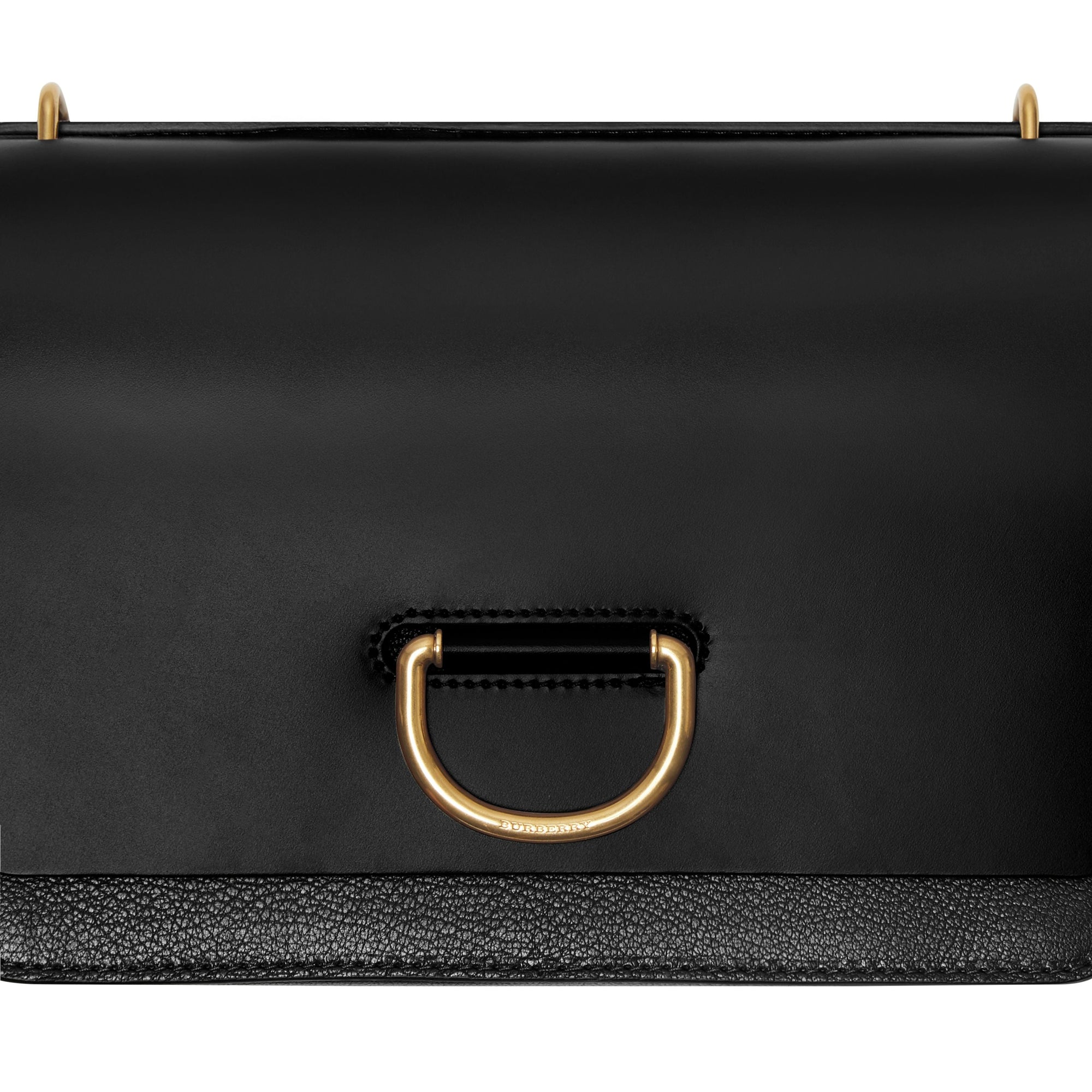 BLACK Sac The D-ring moyen en cuir