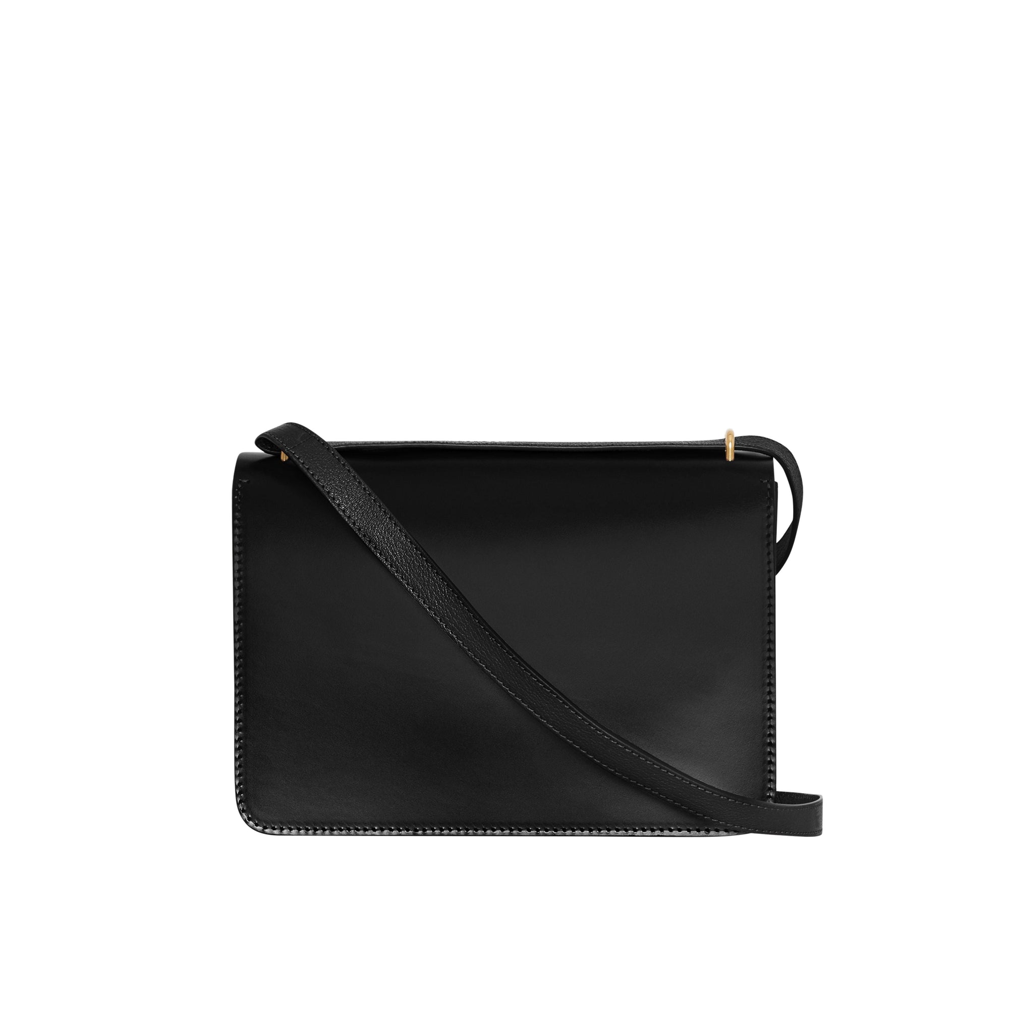 BLACK Sac The D-ring moyen en cuir