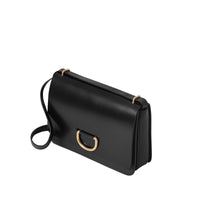 BLACK Sac The D-ring moyen en cuir