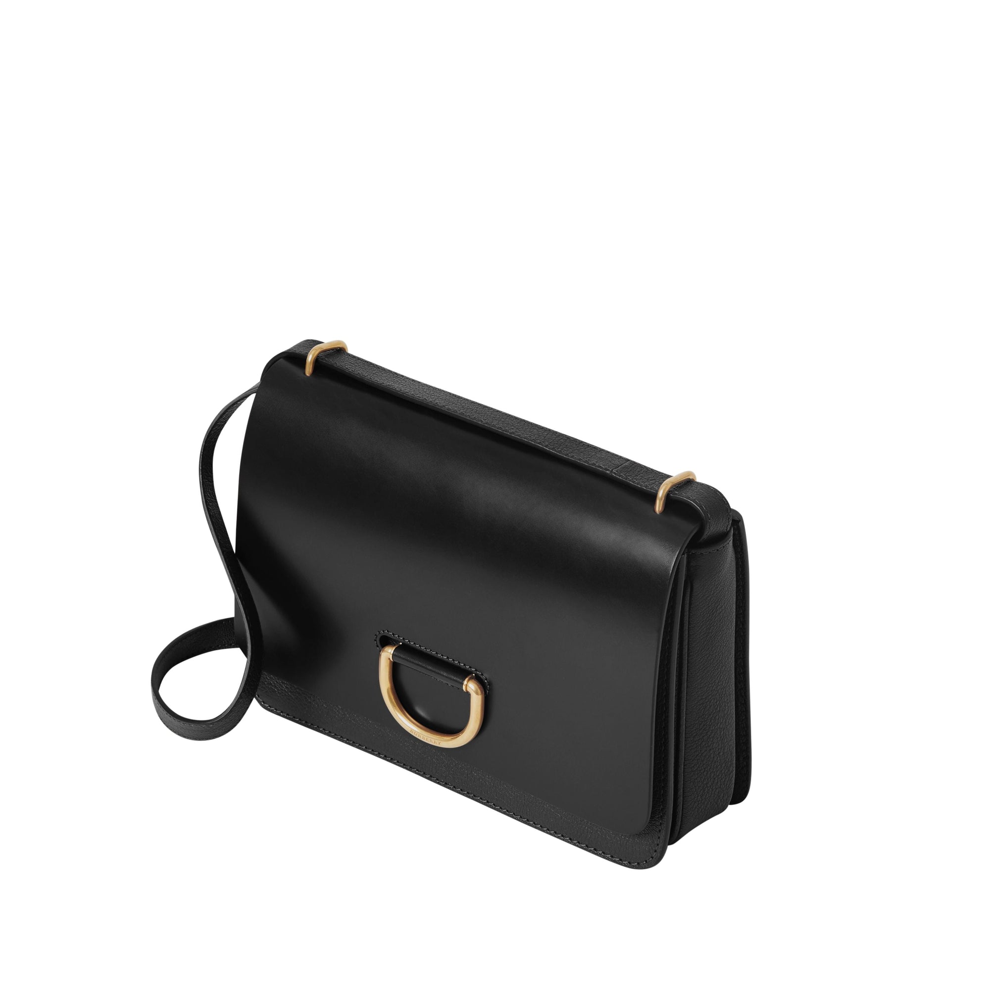 BLACK Sac The D-ring moyen en cuir