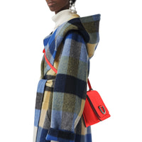 BRIGHT RED Petit sac The D-ring en cuir